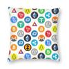 Bitcoin Cryptocurrency Square Throw Pillow Cover Decoration Print Ethereum Blockchain Btc Cryptocurrency Cushion Cover for Sofa