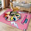 The Powerpuff Girls1 Printed Absorbent Washable Carpet, Non-Slip Bathroom Mats, Kitchen Rugs, Yoga Mat,Living Room Entrance, Camping Picnic Rugs