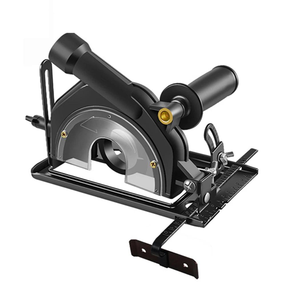 Hand Angle Grinder Converter To Cutter Base Bracket 0-40mm Depth Slotting Stand Tools Bracket Stable for 100-125MM Angle Grinder