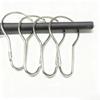 Gourd-Shaped Curtain Hooks, Stainless Steel, 109pcs for Home/Hotel