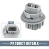 Turn Signal Pointer Light Bulb Socket 33302S5AA01 for Acura RDX 2007-2015 Plastic Gray (Set of 2)