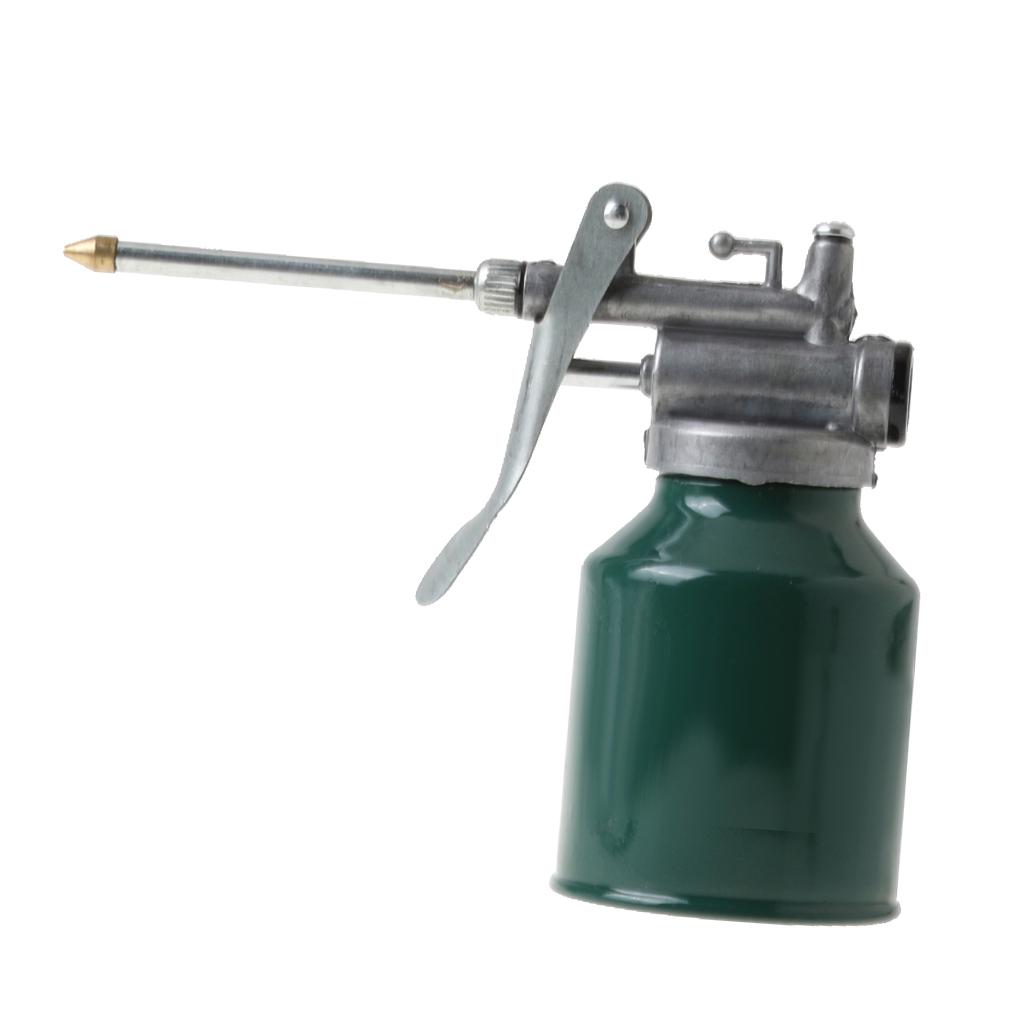 250ml Oil Can High Pressure Hand Pump Oil Spray Bottle Oiler Can with Long Nozzle  for Storing Lubricating Oil Engine Oil