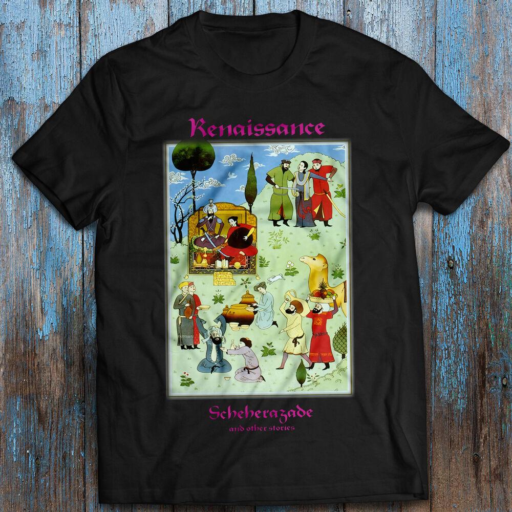 

Rock Scheherazade and Other Stories Cotton T-Shirt Renaissance Tee Annie Haslam Unisex T-Shirt XXXXL