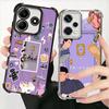 Friends Tv Show Theme Plating Phone Case For Xiaomi Redmi Note 14 15 Pro Plus 13 12 11 11S 11T 10 9S 9 5G Anti-Fall Airabag Cove