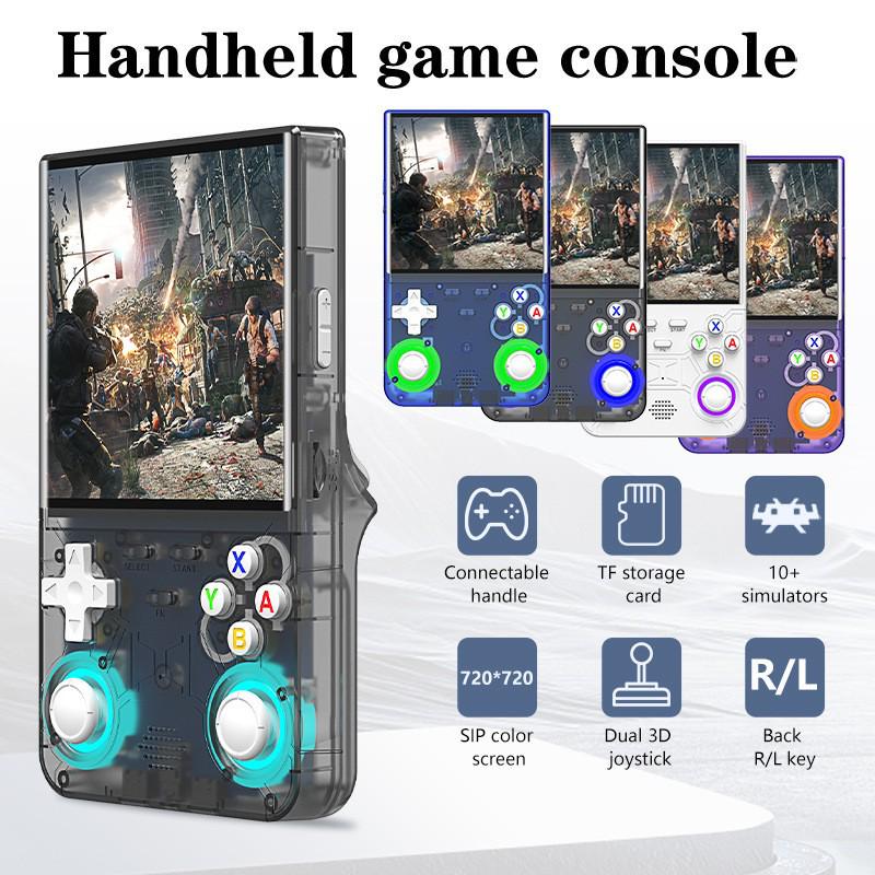 R36Ultra Open Source Retro Handheld Console - Portable Linux Dual System 4.0 for Arcade & PSP Games