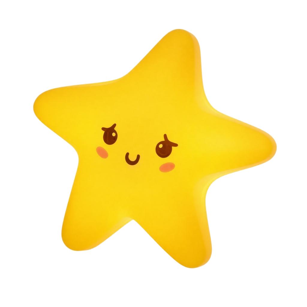 Silicone Magnetic Night Light with Star Moon Cloud Pattern, /Off Wall Lamp for Bedroom