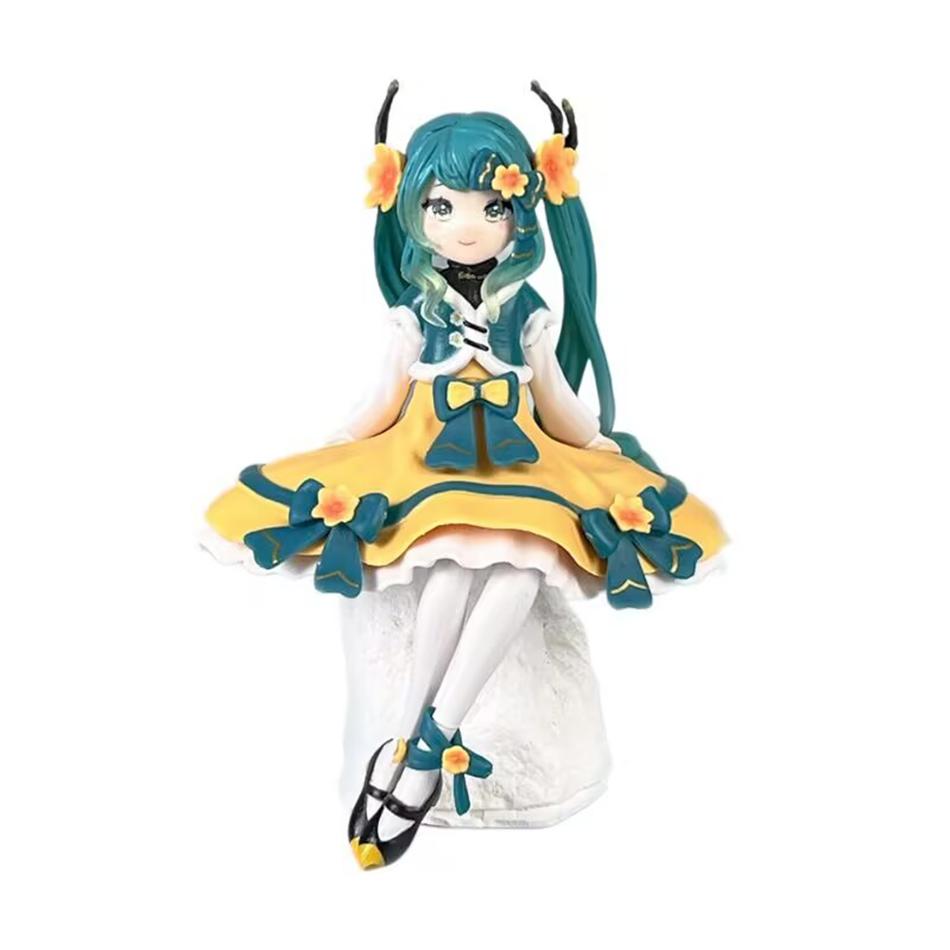 Anime Figure Hatsune Miku Noodle Stopper Figure  Spring Festival Ver. Action Figurine Collector Model Doll