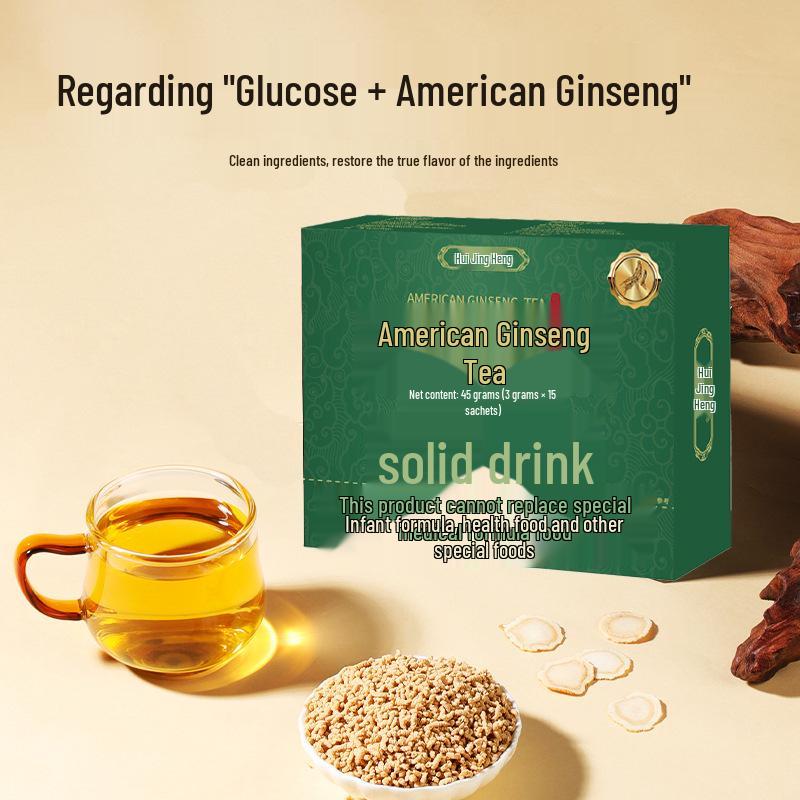 

American Ginseng Tea Granules Gift Box with Ginsenosides