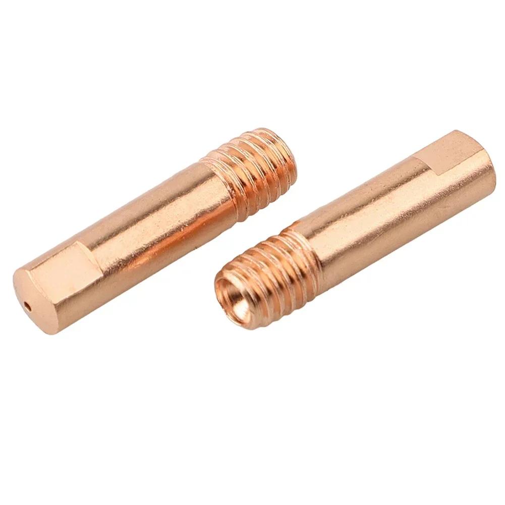 Set mit 10 Kupfer-Kontaktspitzen 0,031 0,8 mm für für MIG-Schweißbrenner Kompatibel mit für 15AK MB15 Schweißbrennern