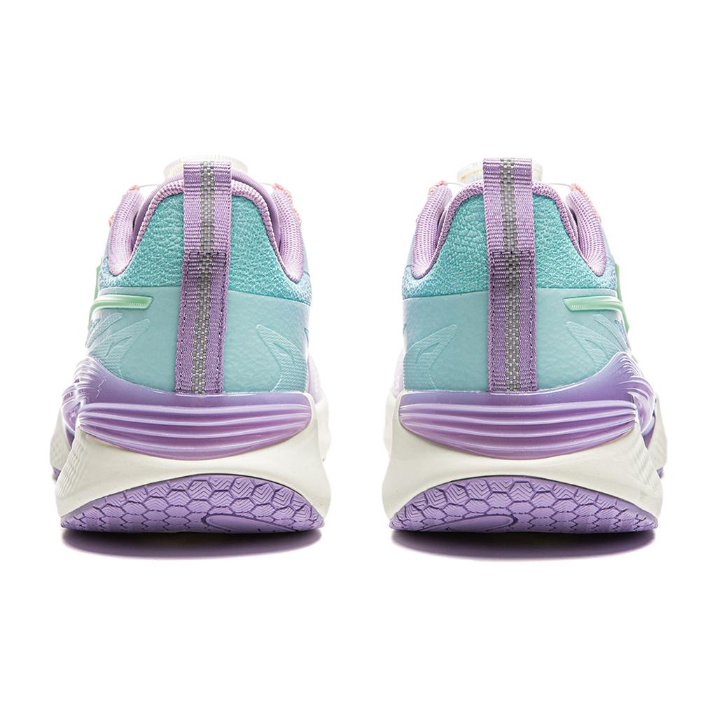 Li Ning Cloud V2 Comfortable Non-Slip Wear-Resistant Breathable Low-Top Kids Running Shoes Kids sneaker Purple Blue White YKFU060-6