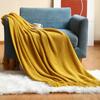 Nordic-style sofa throw blanket, office nap blanket, fringed knitted wool casual air conditioning thin blanket