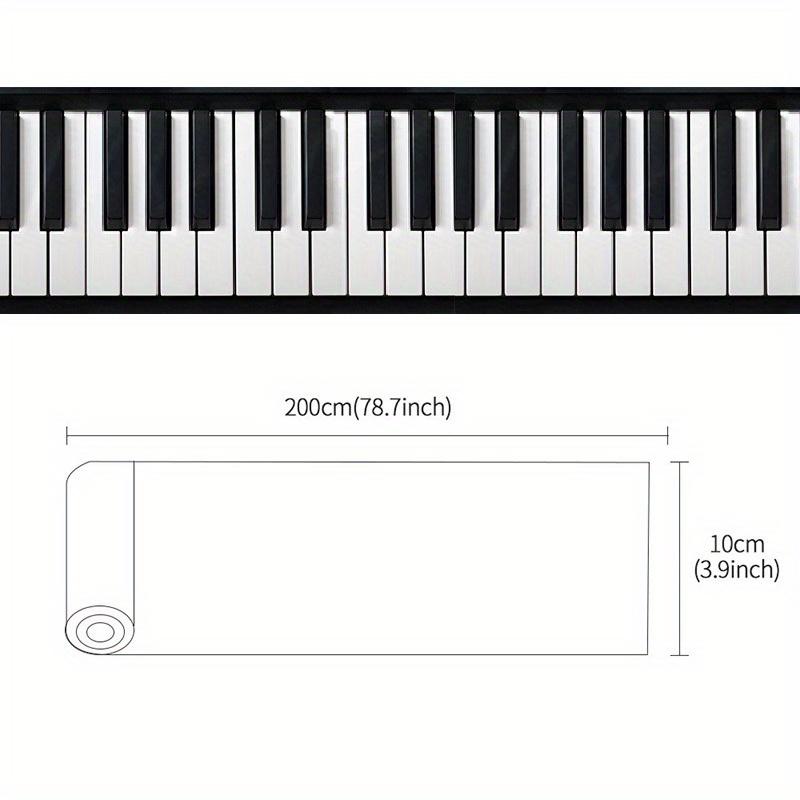

1 шт. Наклейка на пианино на клеевой основе – Черно-белая экологичная декорация для фартука кухонной раковины и стен гостиной