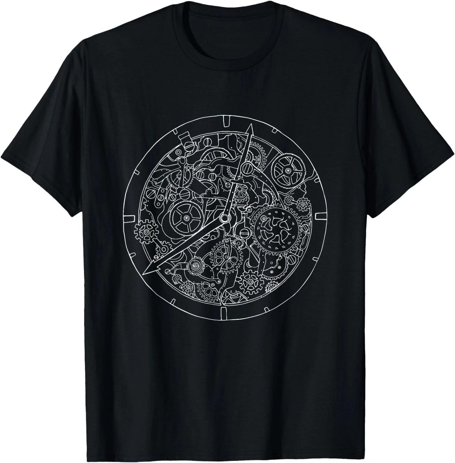 Watch Collecting Horologist Watch Lover Mechanical Watch T-Shirt 2XL
