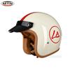 Newly Launched Vintage Motorcycle Helmet DOT Certified Synthetic Leather  3/4 Helmet Jet Mask Helmet 508