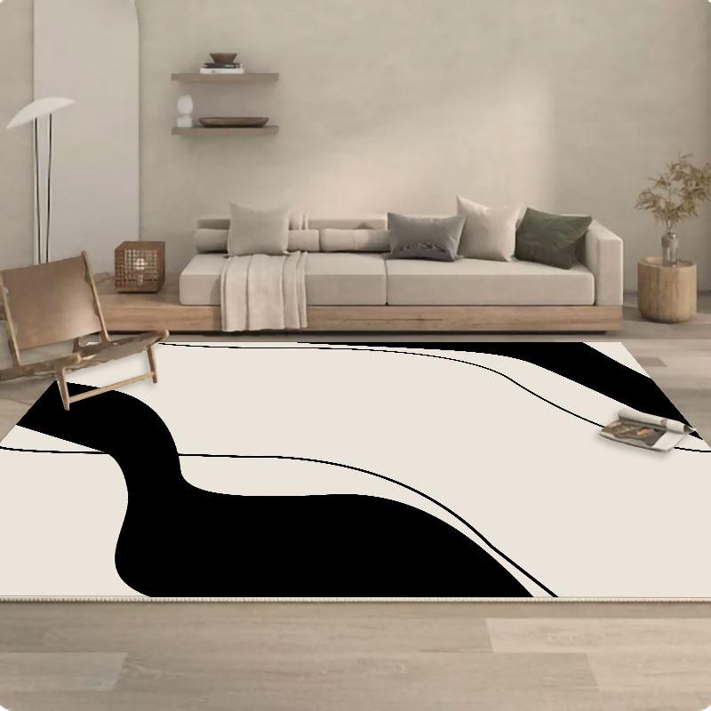 Simple Europe Style Flowers Carpet Living Room Sofa Bedroom Study Kitchen Entrance Door Mat Non-slip Modern Home Decoration Rug