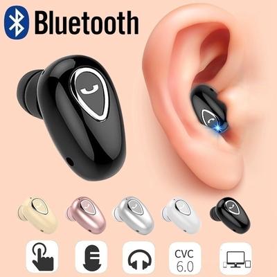 1 szt. Bezprzewodowe słuchawki Bluetooth Mini niewidoczne douszne sportowe słuchawki douszne z mikrofonem słuchawki stereo