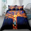 Fire Force Cartoon Bedding Set King Queen Double Full Twin Single Size Bed Linen Set