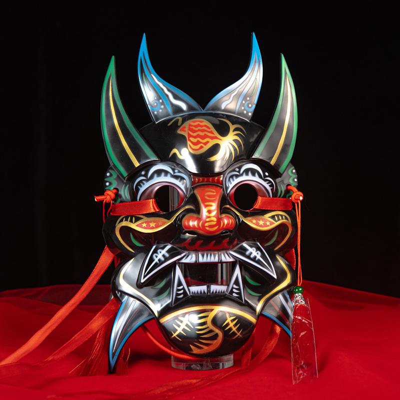 

2025 Temple Fair Party окрашенные маски Nuo Opera шлем нематериальное культурное наследие маска полное лицо реквизит в китайском стиле