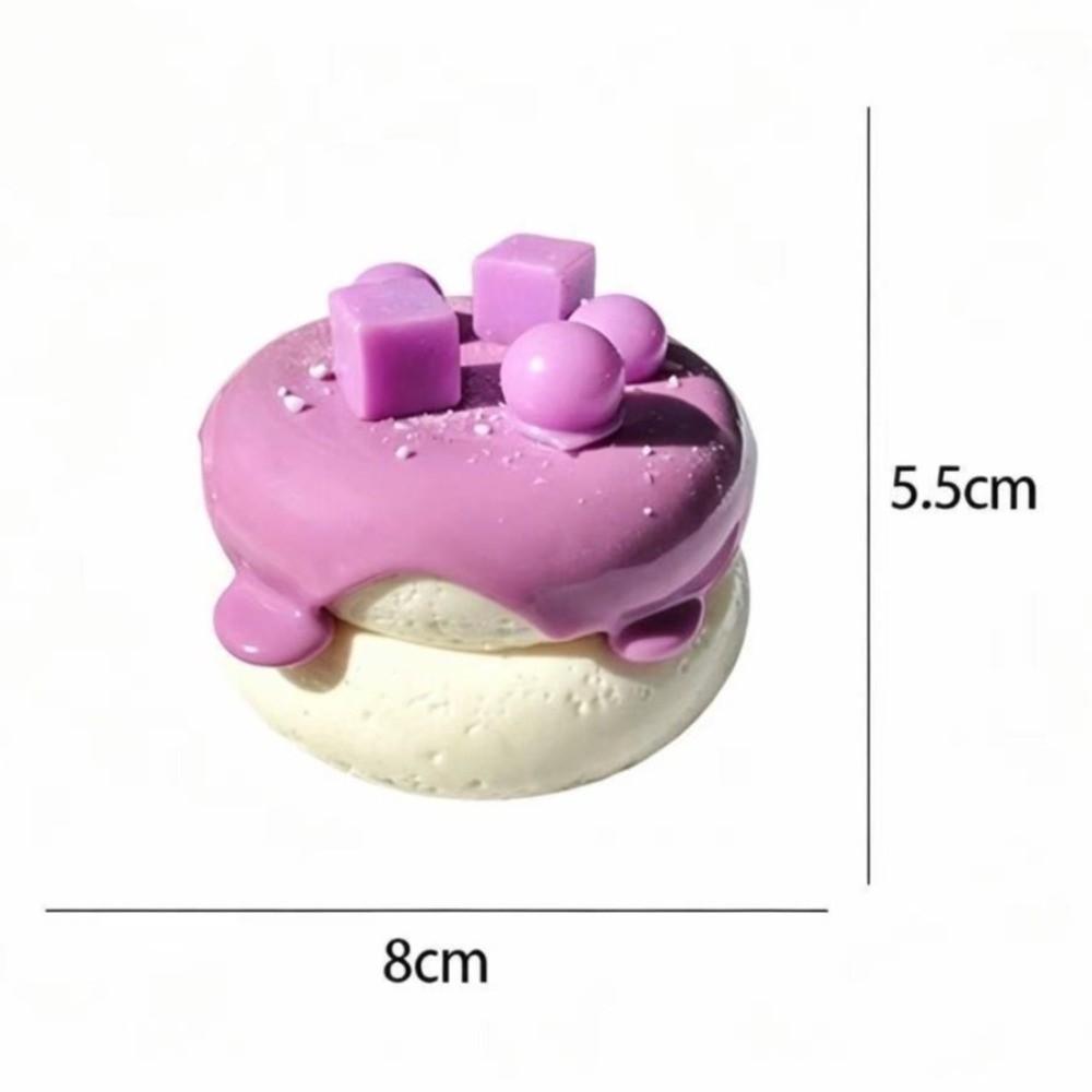 Mini Cute Cake Squishy Fingertip Toy Chocolate Cheese Slow Rebound Toy for Kid Gifts