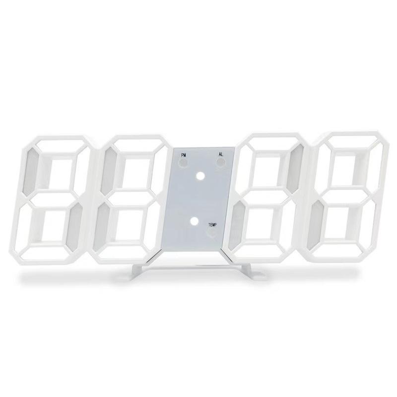 Advanced Sense Wall Clock 1D Digital Clock Creative Technology Sense Desktop LED Luminous Alarm Clock Electronic Wall Clock Living Room