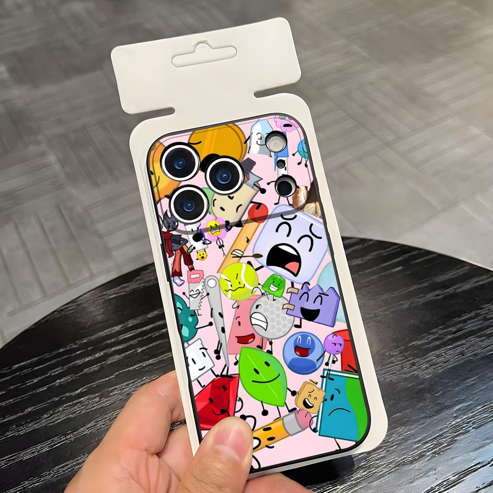 B-Battle For Dream Island Phone Case For IPhone 17 Air 16 E Pro Max 15 14 13 Mini 12 Pro 11 Max Plus Black Soft Shell