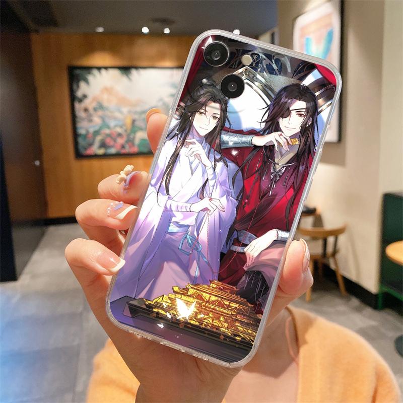 

Чехол для телефона Tian Guan Ci Fu Xie Lian Благословение Небесного Чиновника Для iPhone 15 14 13 12 mini 11 Pro Max XS X XR SE 7 8 Plus Чехол iPhone 15 Pro