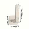 2 stuks Boorvrije Montagebeugel-Wandmontage Set-Top Box Houder voor Woonkamer, Praktische Organizer met Hulp Haken