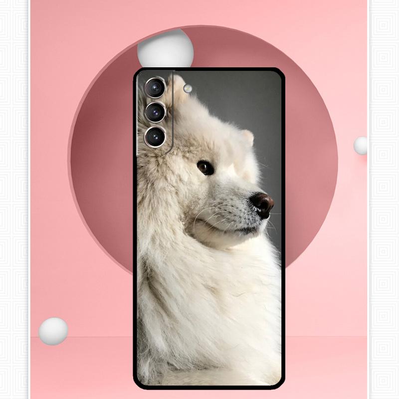 Samoyed Puppy Case For Samsung Galaxy S25 Ultra S21 S22 S23 S24 Ultra S9 S10 S20 Plus S25 FE Cover Funda