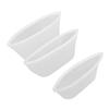 3 Pcs/set Silicone Crisper Food Storage Containers Refrigerator Freezer Storage Bags Reusable Self Sealing Pouch