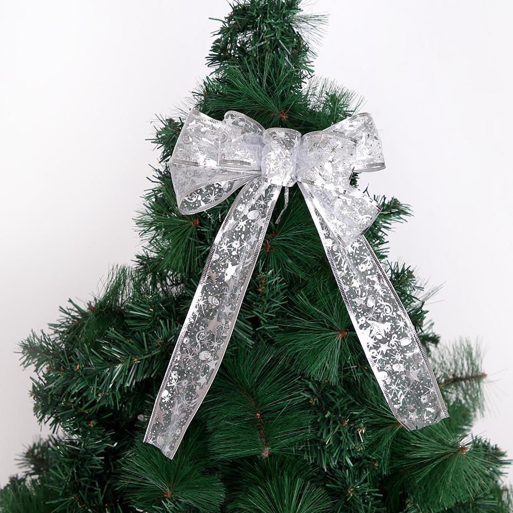 Yards Double Elegant Layered Christmas Ribbon In Red Gold And Silver Gifts For