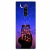 Funda de Silicona Suave para Sony Xperia 1 Funda Moda Transparente Fundas de Teléfono Tigre para Sony Xperia1 XZ4 SO-03L SOV40 J8110 Coque Parachoques