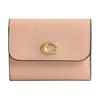 Essential 10 Flap Snap Design Leather Wallet Women Wallet Light-Brown CBF60-B4U3