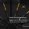 High-End Black Automatic Folding Umbrella with Sunshade and Customized Logo