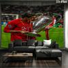 Tapiserie de perete Cristiano Ronaldo Estetică Agățătoare de perete Pătură din material imprimat Tapiserii decorative pentru dormitor camera de zi Decor pentru casă