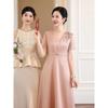 NRM8001 Elegant Pink Wedding Banquet Dress for Mother of the Bride, 2026 New Style