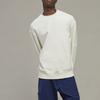 Y-3 SS23 Solid Color Crew Neck Long Sleeve Pullover Sweatshirt Unisex sweatshirt White IB4800