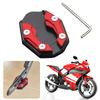 Motorbike Stand Extension Pad for NAMX155 Universal Kickstand Plate Metal Motorcycle Foot Side Stand Cover with Wrench