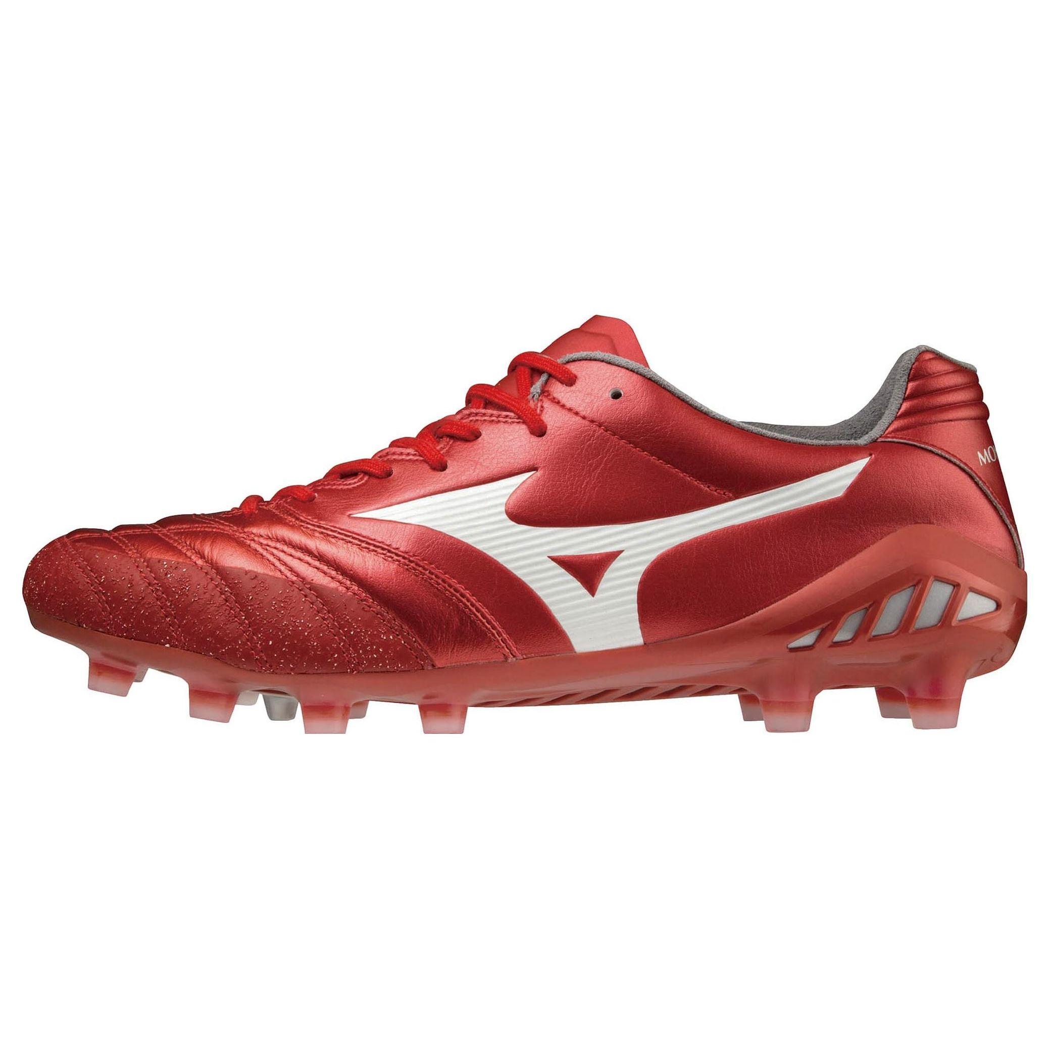 

Mizuno Monarcida Neo Ii Япония Искусственный газон Нескользящие Прочные Дышащие Футбольные бутсы Унисекс кроссовки Красный Белый P1GA222060 40.5