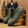 Luksusowe męskie buty Modne wysokie skórzane buty Outdoorowe casualowe botki Antypoślizgowe buty na grubej podeszwie Męskie buty na platformie Botas