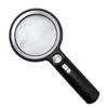 Magnifying Glass 5X 13X 20X Handheld Magnifier UV Light with 30pcs LED for Rding Inspection