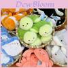 Shark Turtle Crab Ocean Family Plush Keychain With Soft Material For Gift And Decoration