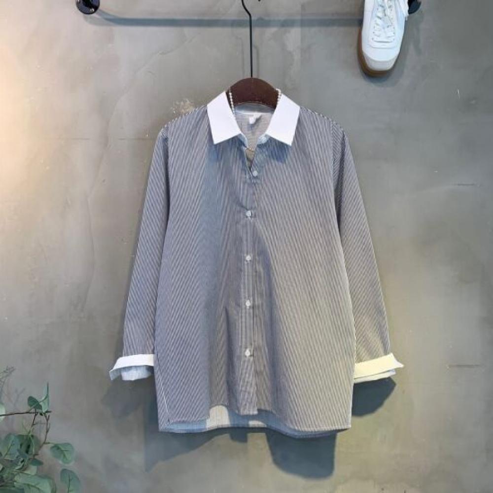 C S In The Room Stripe Shirt 2Color Mtr 001