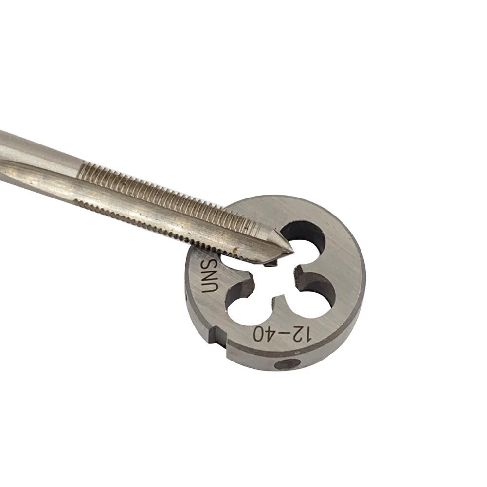 12-40TPI Tap and Die Set HSS Right Hand Thread 12-40 UNS Tap + 12- 40 UNS Die