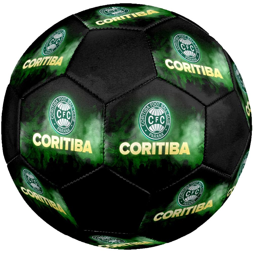 Coritiba FC Size 5 Soccer Ball, Machine-Stitched PVC, Durable & High Bounce, All Ages Fit, Fan Merchandise, Matches & Outdoor Use.