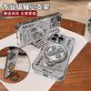 Fengsheng Shuiqi rotating bracket is suitable for Apple 16e mobile phone case 13pro electroplating anti-drop 15 Guofeng 14 Silicone 17