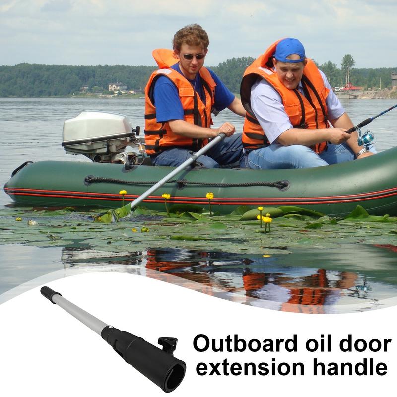 Trolling Motor Handle Extension Outboard Tiller Extension Adjustable Fit Boat Supplies Ergonomic Design Extendable Grip For Boat