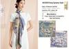 Versatile Double-Sided 100% Mulberry Silk Scarf, 16 Momme Twill, Luxury Style for Autumn/Winter