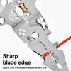 Foldalbe Wire Stripping Pliers Voltage Testing Cable Cutting Crimping Pliers Multifunctional Wire Stripper Electrician Pliers