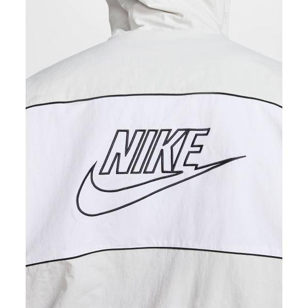 Nike Klubowa Casualowa Lekka Luźny Krój Kurtka z Kapturem Męska Kurtki Photon-Grey Biała HJ2013025