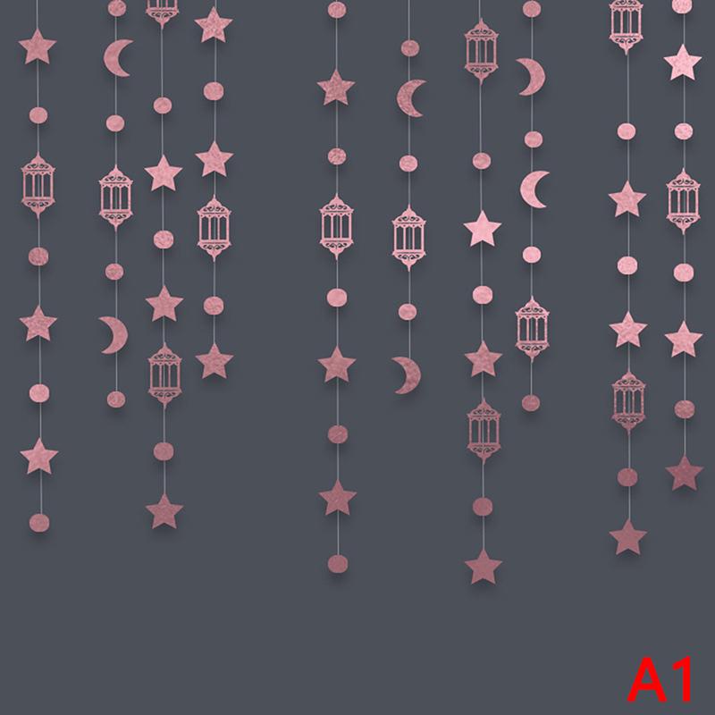 

Сделай сам Домашний декор Ид Мубарак Баннеры Украшения Рамадан Карим Подвесная гирлянда Ислам Мусульманская Подвесная лента Вымпел